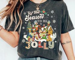 disney tis the season to be jolly sweatshirt mickey & friends christmas t-shirt mickey's very merry christmas tee