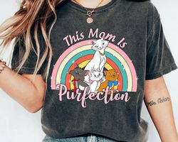 funny disney the aristocats this mom is purfection shirt cute disney mother's day t-shirt disney mama matching tee