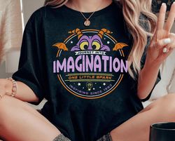 funny figment journey into imagination one little spark shirt disney epcot trip t-shirt purple dragon tee disney tri