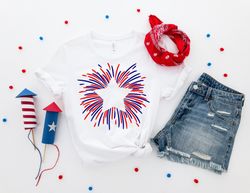 firework star shirt, 4th of july shirts, independence day shirt, fourth of july t-shirt, america shirts, star spangled b