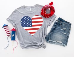 red white and blue heart shirt, american hearts shirt, fourth of july shirts, funny july 4th shirt, independence day shi