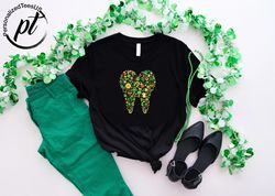 dentist st patricks day shirt,irish tooth gift for dentist, st patrick dental shirt, lucky dental assistant,lucky dentis