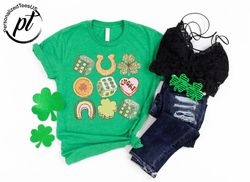 lucky charm shirt,saint patricks day t-shirt, happy go lucky tee, shamrock shirt, irish day apparel, st patricks day gif