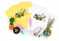 i dig eggs shirt, easter boy shirt, easter kids shirt, easter shirt, excavator kids shirt, excavator boy shirt, egg hunt