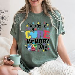 comfort colors today is a core memory day shirt, disney inspired trip tee, mickey ear shirt, inside out friends tee, mag