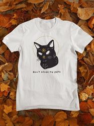 cat shirt, mystical cat shirt, cat shirt, mystical cat shirt, halloween shirt, black cat, cute cat shirt, cute halloween