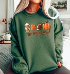 trendy fall sweatshirt, pumpkin spice shirt, cute pumpkin sweatshirt, gift for fall, football, pumpkin tee.jpg