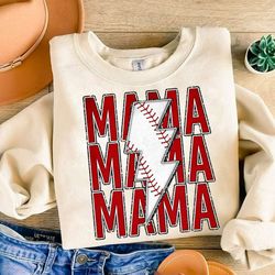 baseball mama lighting bolt, glitter baseball, retro sports , baseball mom, game day, mother day shirt, mama shirt, mom