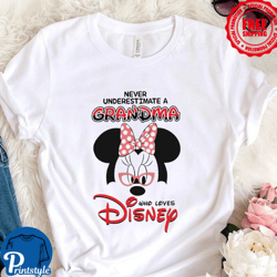 womens disney minnie mouse grandma head icon magic