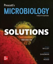 solutions manual for prescotts microbiology 12th edition willey