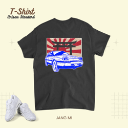 Vintage Japanese Drift Car Streetwear Retro Drifting Racecar 217 Unisex Standard T-Shirt