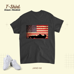 american usa flag indy car fan lover racecar formula race, t-shirt, unisex standard t-shirt