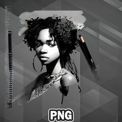 african png beautiful black african png for sublimation print customized for decor