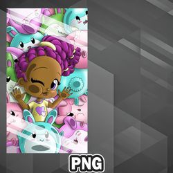 african png african american girl and bunnies png for sublimation print high quality for decor