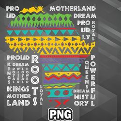 african png africa map traditional dashiki pattern art african pride png for sublimation print modern for cricut