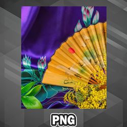 asian png oriental folding fan japanese art flower asian cultute country png for sublimation print exclusive for craft
