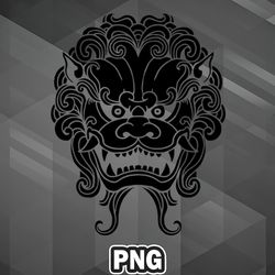 asian png asian lion head animal asian country culture png for sublimation print unique for cricut