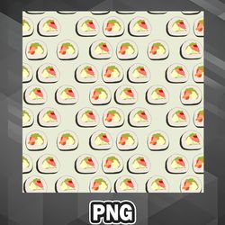 asian png kimbap roll pattern asia country culture png for sublimation print modern for silhoette