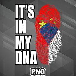 asian png czech and chinese mix heritage dna flag asia country culture png for sublimation print best for cricut