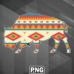 asian png bison pattern trendy for cricut