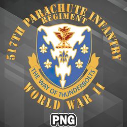 army png 517th parachute infantry regiment unique for craft