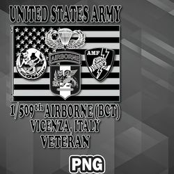 Army PNG United States Army 1509th Airborne BCT PNG For Sublimation Print High Quality For Silhoette