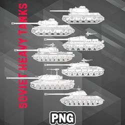army png soviet heavy tanks joseph stalin family of tanks png for sublimation print exclusive for decor