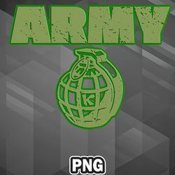 army png vintage army military grenade illustration birthday gift png for sublimation print unique for decor