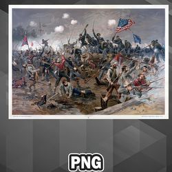 army png vintage lithograph of the battle of spotsylvania png for sublimation print best for decor