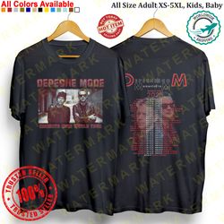 depeche mode memento mori world tour 2023 t-shirt all size adult s-5xl kids babies toddler