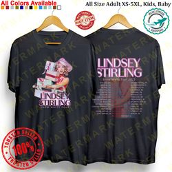 lindsey stirling snow waltz tour 2023 t-shirt all size adult s-5xl kids babies toddler