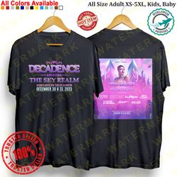 decadence arizona festival 2023 t-shirt all size adult s-5xl kids babies toddler