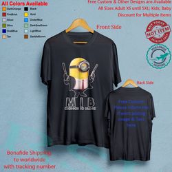 MINIONS, DESPICABLE ME, MIB T-SHIRT ALL SIZE ADULT S-5XL KIDS BABIES TODDLER