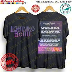 lightning in a bottle festival 2024 t-shirt all size adult s-5xl kids babies toddler