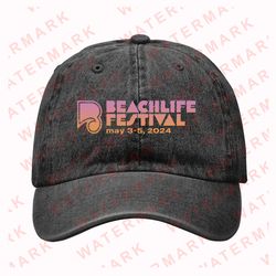 beachlife festival 2024 denim hat cap