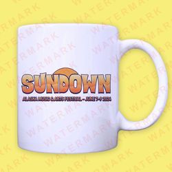 sundown alaska music & arts festival 2024 mug