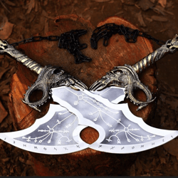 god of war blades of chaos metal, god of war blades of chaos sword twin blades ,god of war, kratos metal cosplay