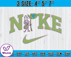 nike x dot embroidery, a bug's life embroidery, instant download