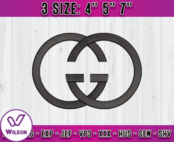 gucci embroidery, logo fashion emboridery, embroidery pattern