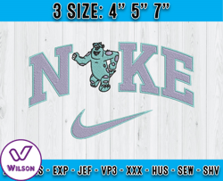 nike sulley embroidery, nike embroidery, monster inc embroidery