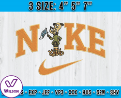 nike tony embroidery, monster inc embroidery, embroidery pattern