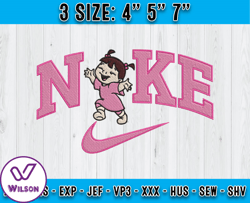 nike boo embroidery, disney nike embroidery, monster inc embroidery