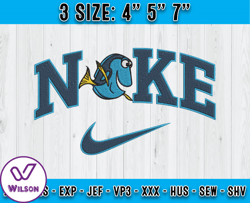 nike dory embroidery, disney nike embroidery, embroidery machine file