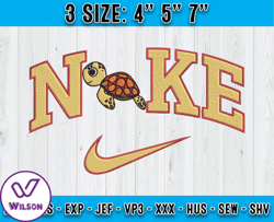 nike squirt embroidery, cartoon character embroidery, nike embroidery