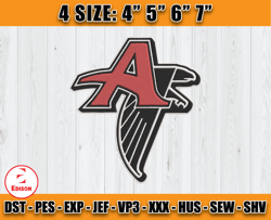 Atlanta Falcons Embroidery, NFL Falcons Embroidery, NFL Machine Embroidery Digital, 4 sizes Machine Emb Files -23