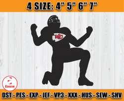 Kansas City Chiefs Man Embroidery, Supperman Embroidery, Chiefs Logo, Sport Embroidery, D24