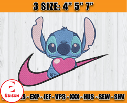 nike stitch embroidery, nike disney embroidery, lilo and stitch embroidery