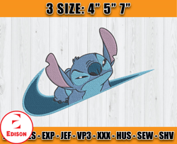 nike stitch embroidery, stitch embroidery, lilo and stitch embroidery