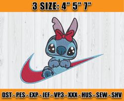 stitch embroidery, nike lilo and stitch embroidery, embroidery machine