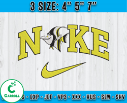 nike gill embroidery, finding nemo embroidery, embroidery pattern